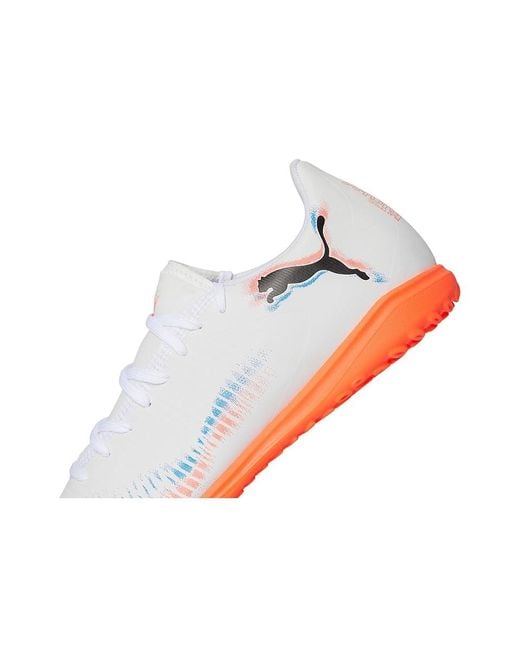 PUMA White Future 8 Play Turf Trainer Soccer Cleats Soccer Shoes//Glowing 10 D for men
