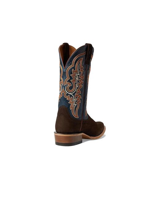 Ariat Black Futurity Relentless Bama Fury Cowboy Boots Chocolate Bison/Royal 9 D for men