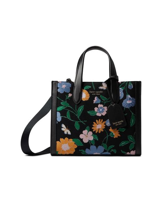 Kate Spade Manhattan Floral Garden Jacquarded Fabric Small Tote in