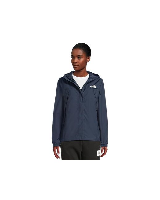 The North Face Blue Antora Rain Jacket Coat, Polyester