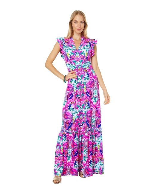 Lilly pulitzer purple clearance dress