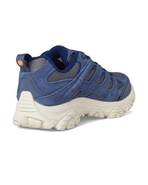 Merrell Blue Moab 3 Shoes, Leather/Suede/Textile for men