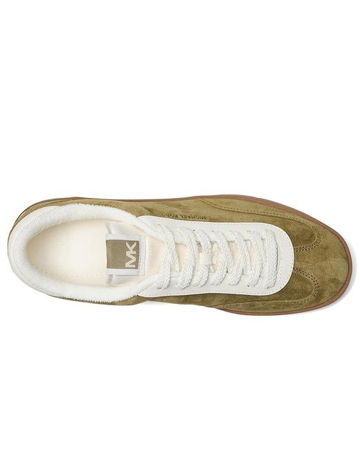 Michael Kors Green Wilton Lace Up Lace-Up Boots, Leather for men