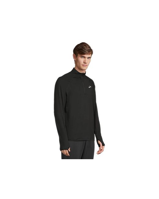 Brooks Black Dash 1/4 Zip 3.0 Sweatshirt, Polyester/Spandex for men