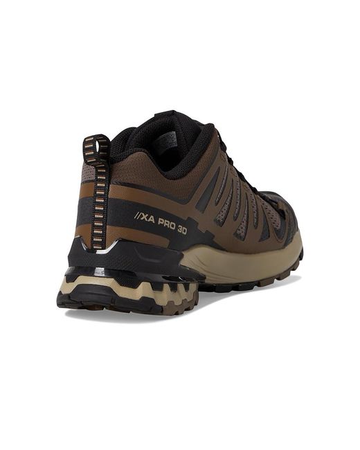 Salomon Black Xa Pro 3D Running Shoes Falcon/Desert Tan/ Synthetic for men