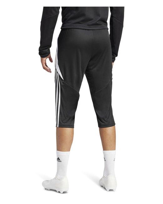 Adidas Black Tiro24 3/4 Pants for men