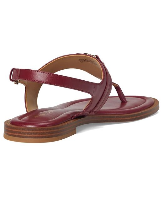 Michael Kors Red Mandy Thong Sandal Sandals, Synthetic