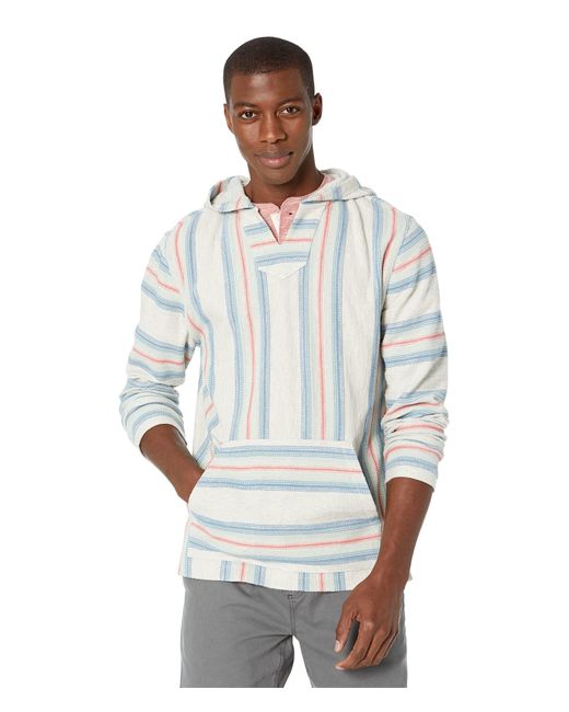 Faherty Cotton Biarritz Hoodie in White for Men | Lyst