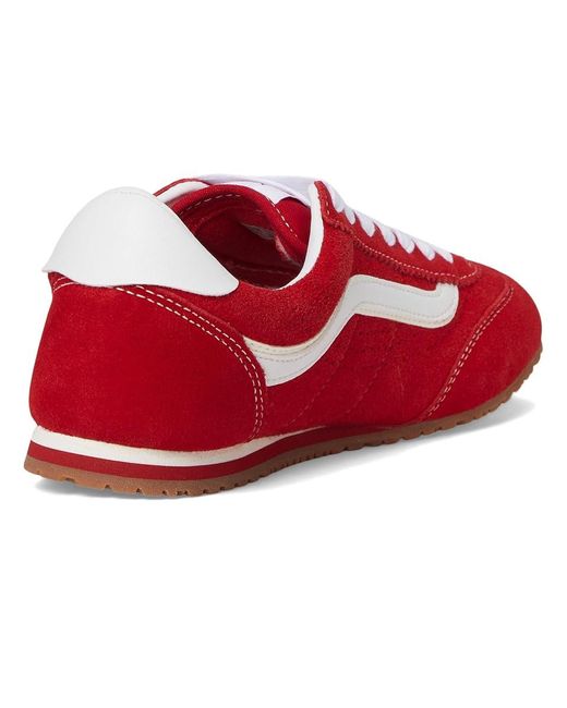 Vans Red Super Lowpro Athletic Shoes 3.5