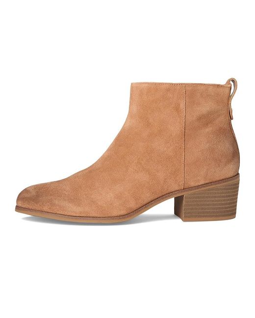 Dr. Scholls Brown Anya Zip Short Boots Boots, Leather/Suede