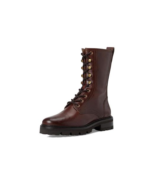 Frye Black Olivia Combat Boots 7 B