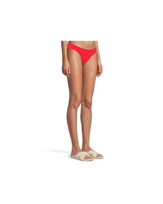 Becca Black Color Code Adela Shirred Hipster Bottom Swimwear, Nylon/Spandex