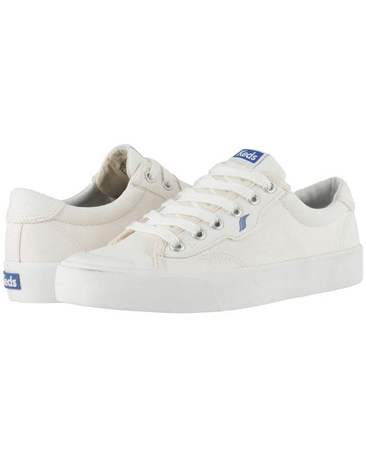 crew kick 75 keds white
