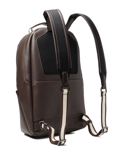 Cole Haan Brown Grand Series Triboro Backpack for men
