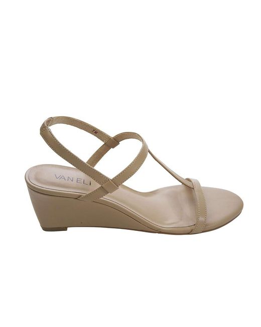 Vaneli White Mohan (Ecru Nappa) Sandals