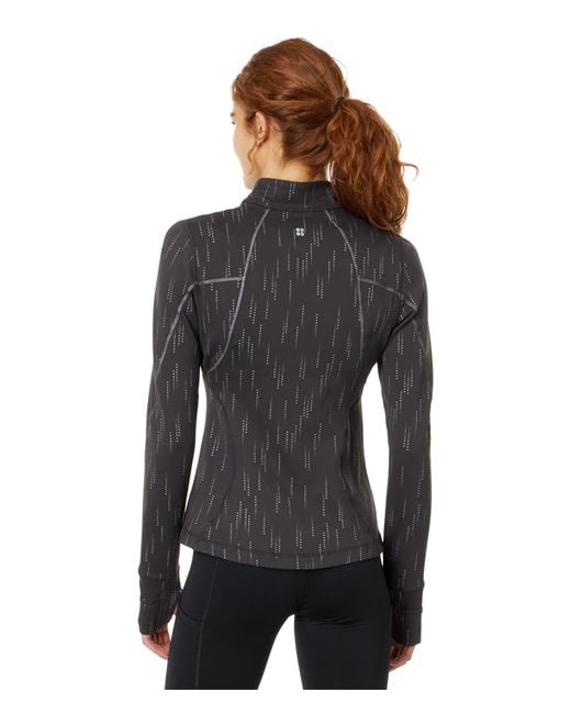 Sweaty Betty Therma Boost Running Zip Up Midlayer Reflective in