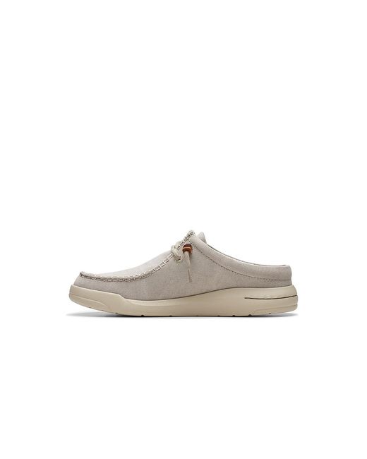 Clarks White Driftlite Surf (Light Textile) Lace-Up Boots for men
