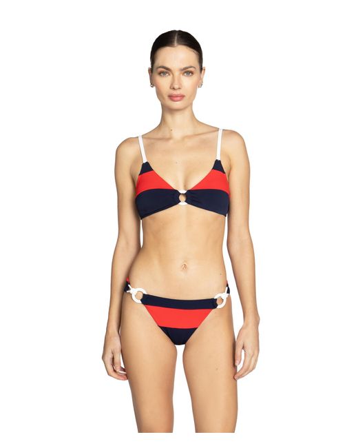 Robin Piccone Red Babe Side Tie Bottom