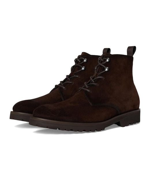 To Boot New York Black Jonathan Lace Up Casual Shoes, Suede for men