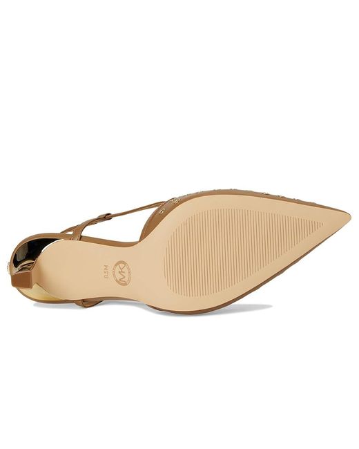 Michael Kors Multicolor Alora Mid Sling High Heels, Synthetic
