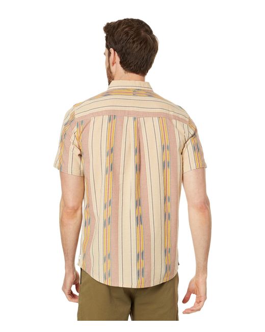 Toad&Co Natural Smythy Short Sleeve Shirt for men