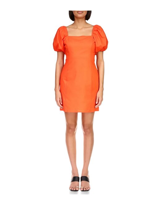 Sanctuary Resort Poplin Dress in Orange | Lyst
