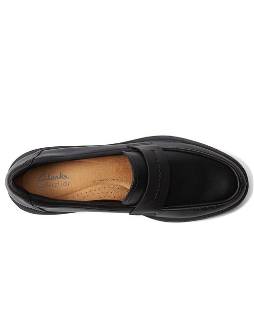 Clarks Black Calla Ease ( Leather) Shoes