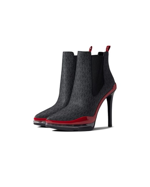 MICHAEL Michael Kors Canvas Keke Bootie Extreme in Black - Lyst