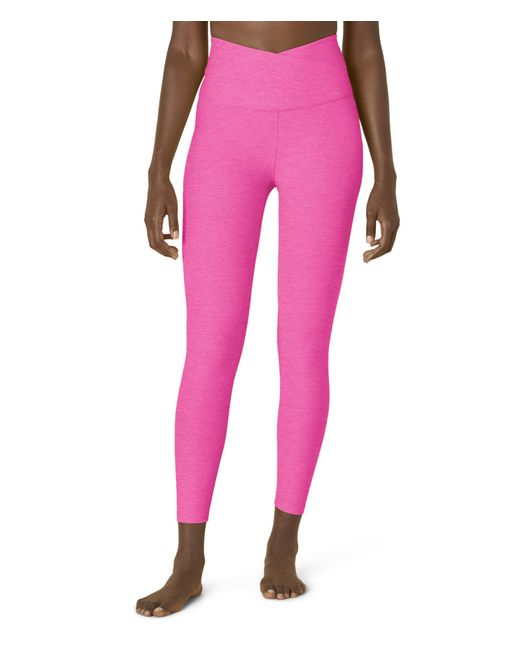Beyond Yoga Spacedye At Your Leisure High Waisted Midi Leggings in Pink |  Lyst