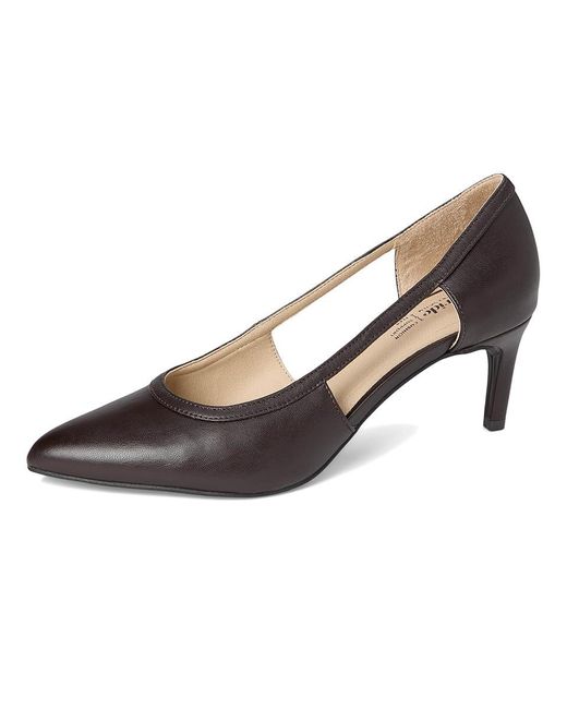 LifeStride Black Alma Pump Shoes Shoes 6.5 M (B) Faux Leather