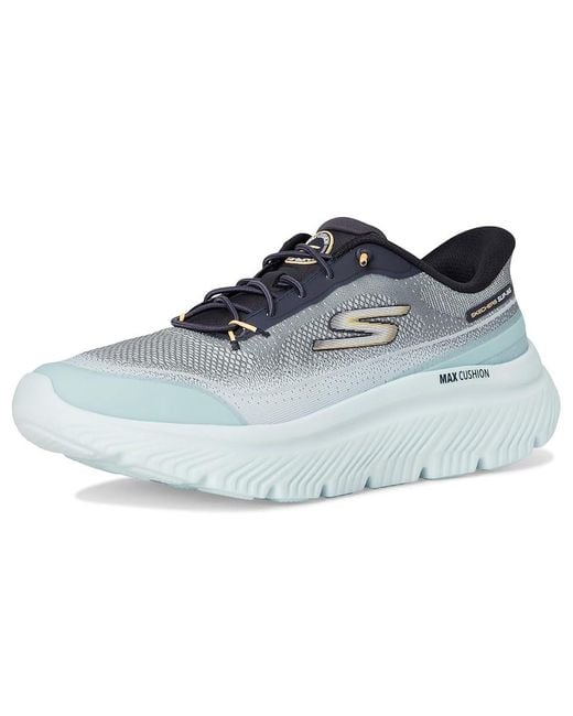 Skechers Blue Go Walk Max Cushioning Hyper Burst Zoltar Hands Free Slip-In Walking Shoes 8 D for men