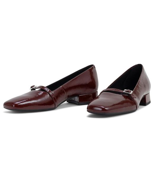 Vagabond Red Debbi Ballerina Block-Heel (Cherry) High Heels