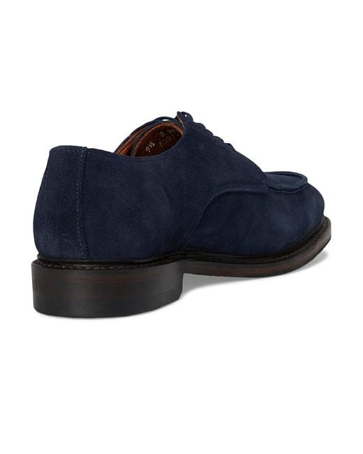 Allen Edmonds Blue Rivington Derby Shoes Shoes 13 D (M) Leather/Suede for men