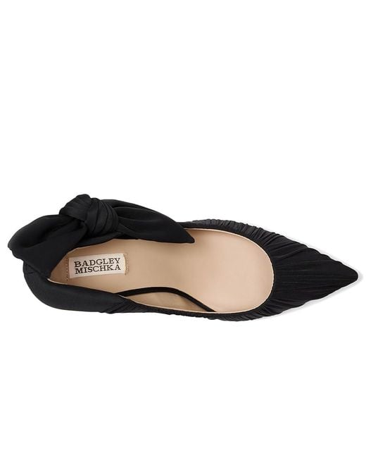 Badgley Mischka Black Vanesa Shoes, Textile