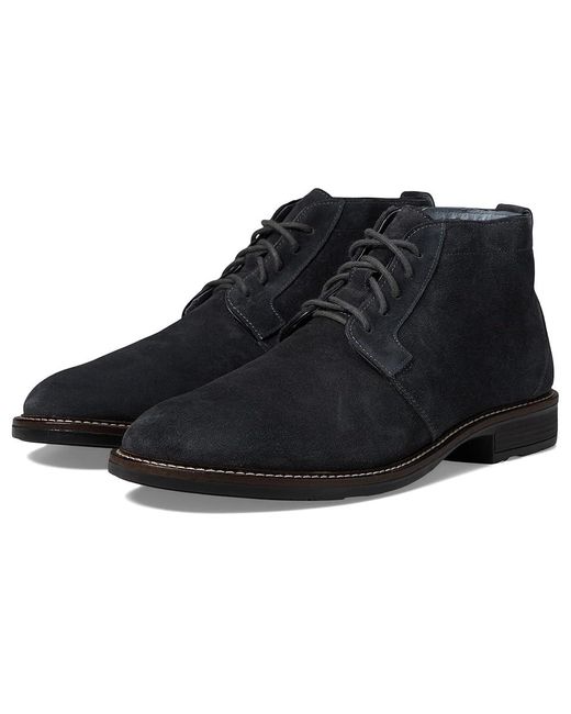 Naot Commander Charcoal Suede Boots in Black for Men Lyst