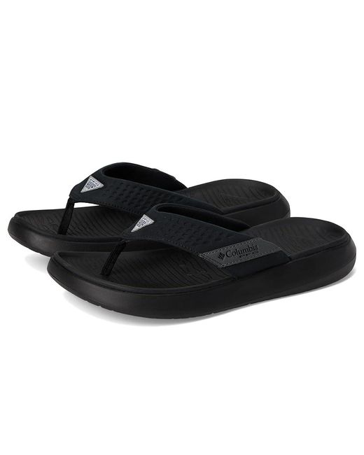 Columbia Black Boatside Flip Lea Sandals/ 13 D for men