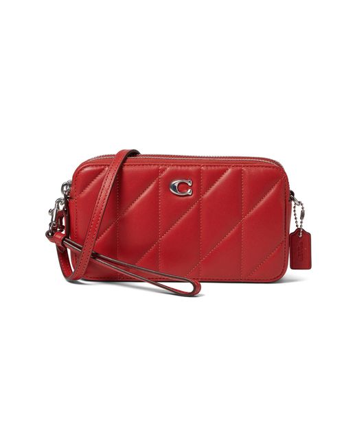 COACH Red Kira Crossbody With Pillow Quilting