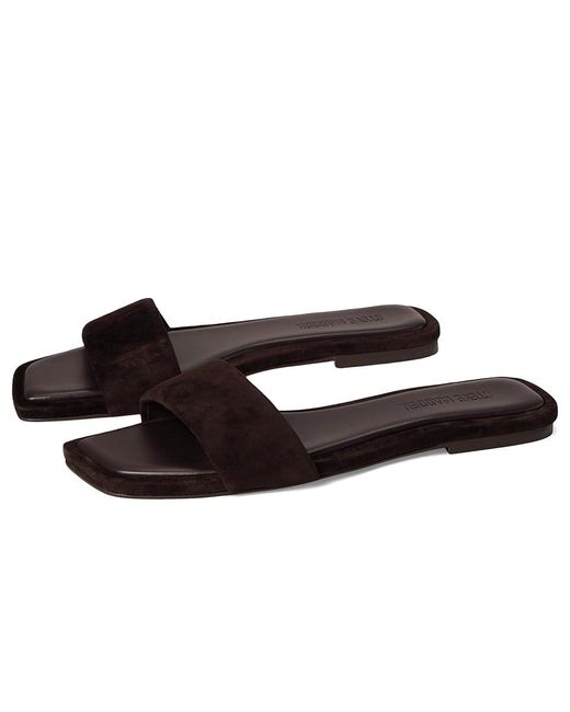 Steve Madden Black Lumina Sandals, Synthetic
