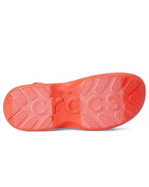 CROCSTM Red Soho Y Strap Sandals Dress Sandals, Synthetic