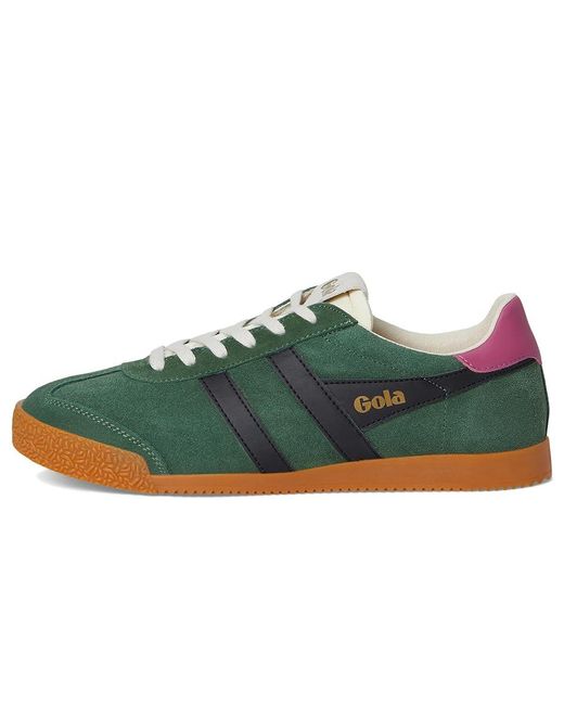 Gola Multicolor Elan Shoes Evergreen//Fuchsia 6 B