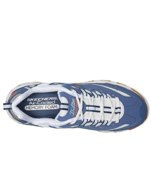 Skechers Blue D'Lites-Spring Bloom Shoes 10 B