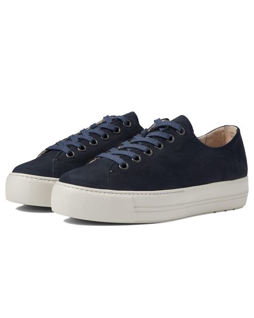 Paul Green Suede Bixby Sneaker in Green (Blue) Lyst