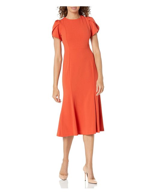 calvin klein women's essential sleeveless sheath