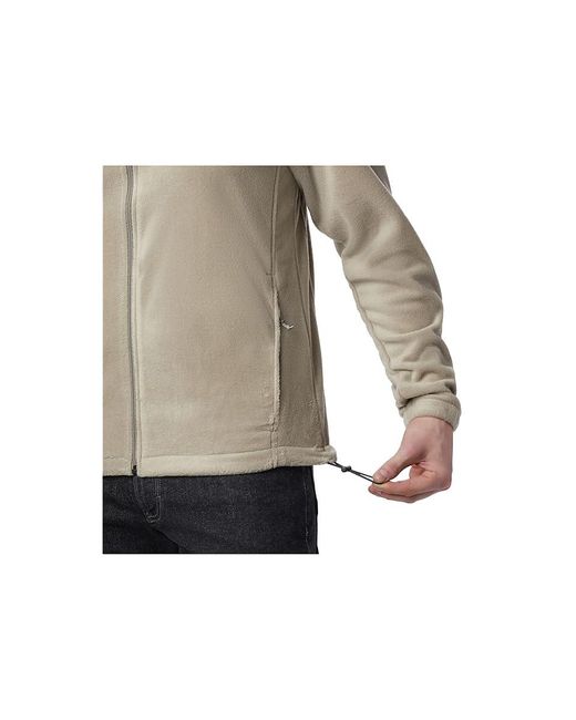 Columbia White Steens Mountain Full Zip 2.0 Coat, Fleece/Polyester for men
