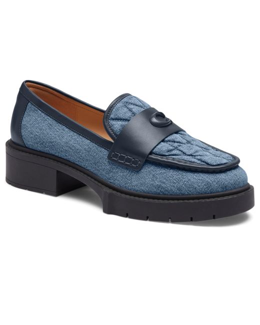 COACH Blue Denim Shoes