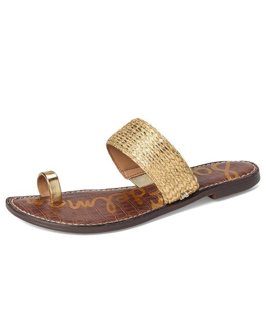 Sam Edelman Multicolor Gemini Sandals Sunny/Chai Cream, Synthetic