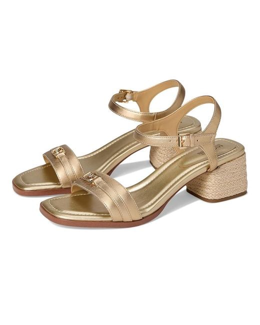 MICHAEL Michael Kors Metallic Dy Mid Sandal Heeled
