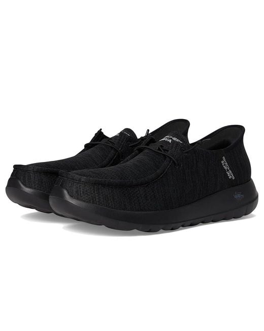 Skechers Black Slip Ins Go Walk Max Free Hands Sneaker for men