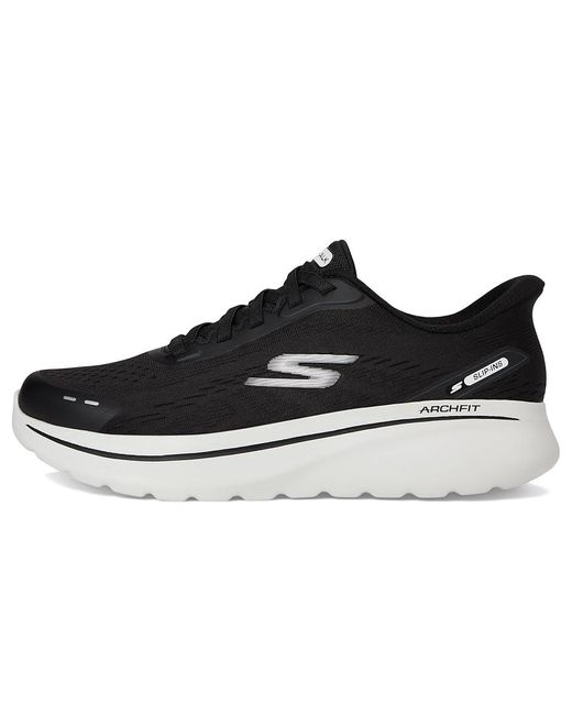 Skechers Black Go Walk Arch Fit N-Joy Nobend Hands Free Slip-In Walking Shoes/ 9.5 D for men