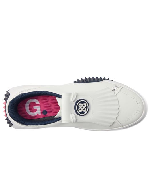 G/FORE White G.112 P.u. Leather Kiltie Golf Shoes